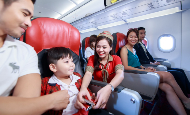 vé máy bay trẻ em Vietjet Air