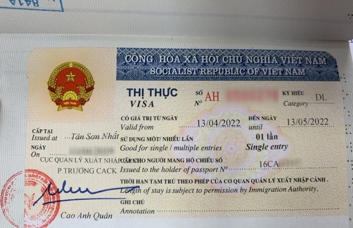 visa việt nam cho người nước ngo&agrave;i