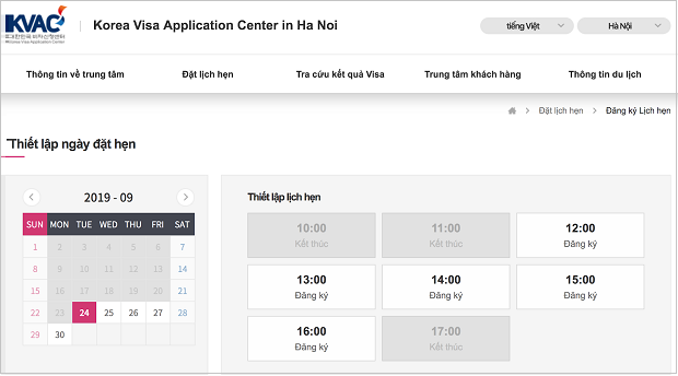 visa đi hàn quốc