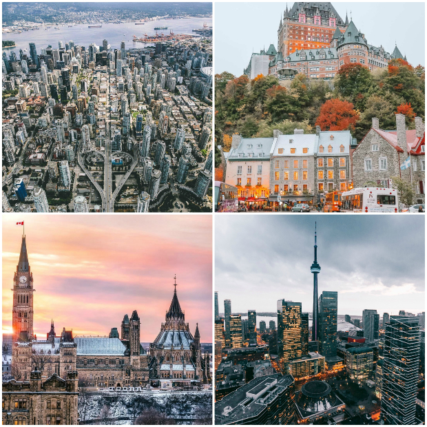 vé máy bay đi Canada