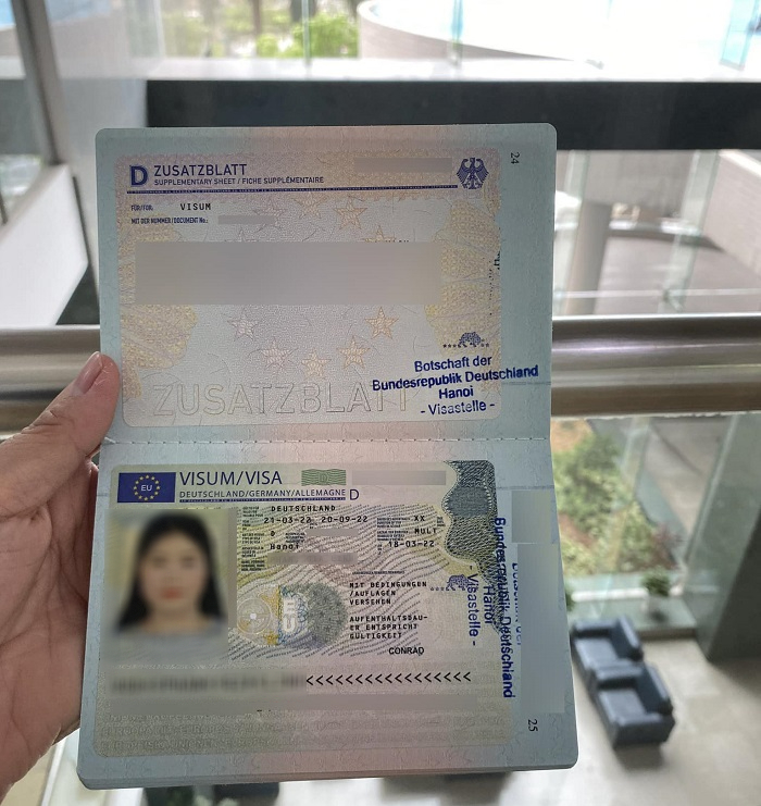 visa đi đức