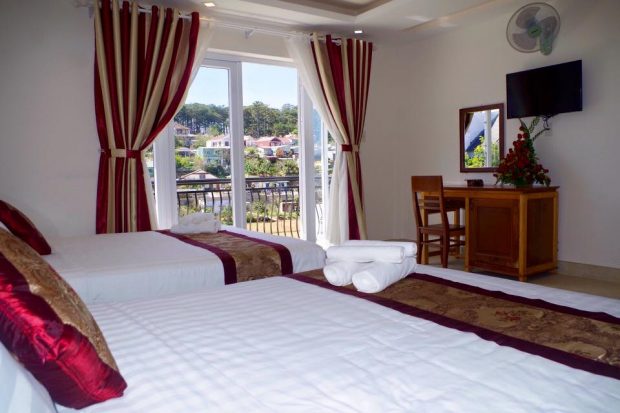 Kh&aacute;ch sạn sạch sẽ  tr&ecirc;n đường Yersin Đ&agrave; Lạt