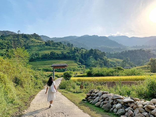 Trang phục du lịch Hà Giang mùa thu