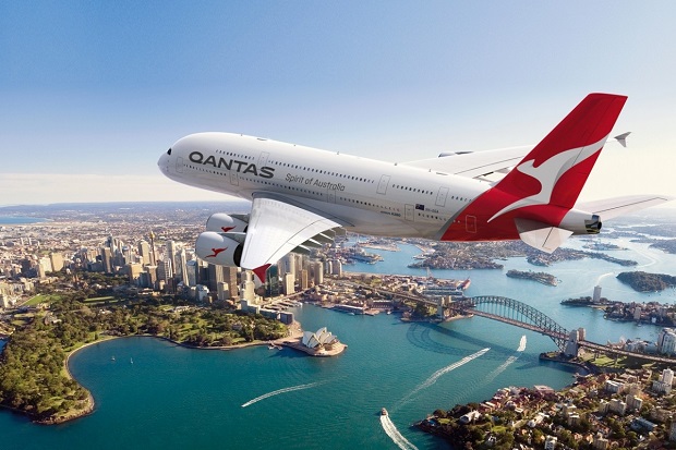 đại lý máy bay Qantas airways 