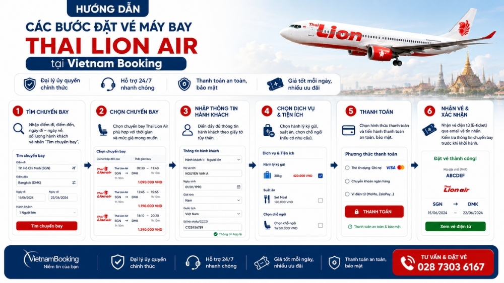 huong dan dat ve may bay thai lion air