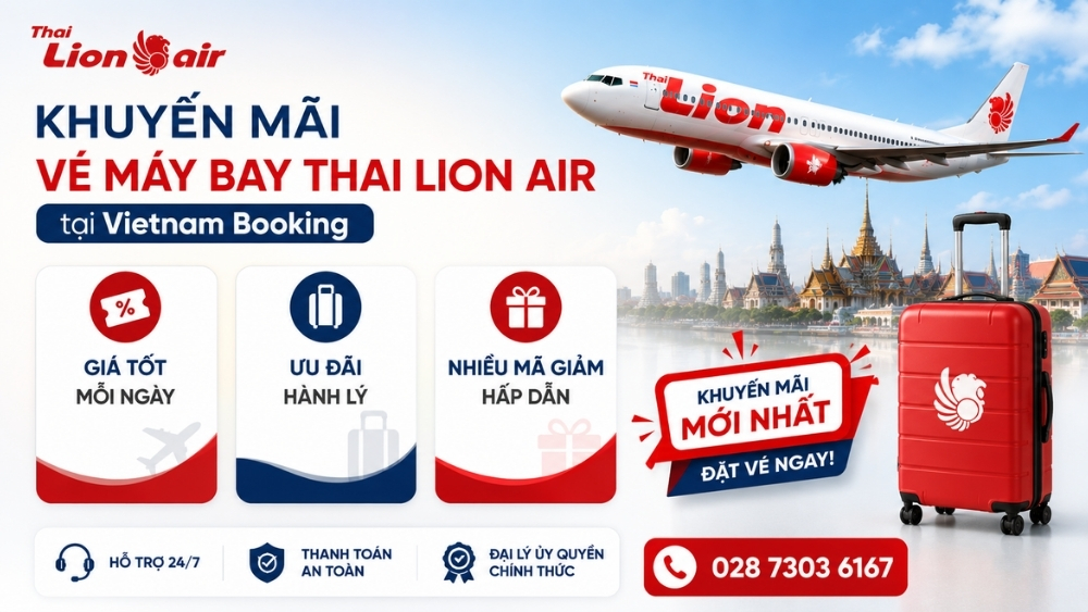 khuyen mai ve may bay thai lion air