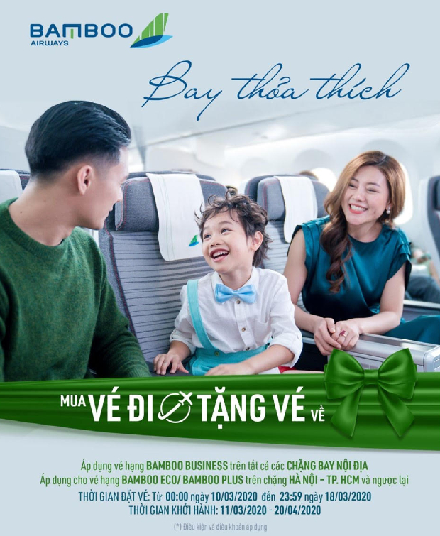 Khuyến M&atilde;i Bamboo Airways
