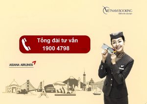 Tổng đài đặt vé máy bay Asiana Airlines toàn quốc