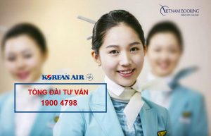 Tổng đài đặt vé máy bay Korean Air tại Việt Nam