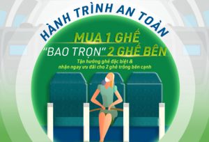 Bay an toàn với dịch vụ “Mua 1 ghế, Bao trọn 2 ghế bên” của Bamboo Airways