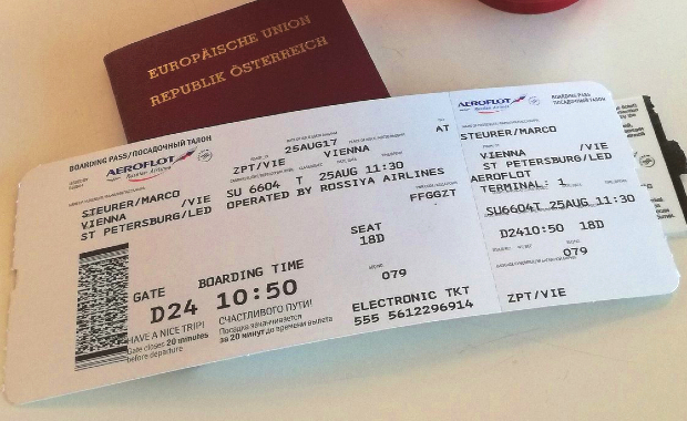hủy vé máy bay Aeroflot