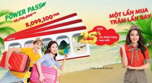 Thả ga bay nội địa cùng thẻ Power Pass Vietjet Air – Một lần mua trăm lần bay