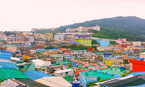 Làng văn hoá Gamcheon Vé máy bay đi Busan