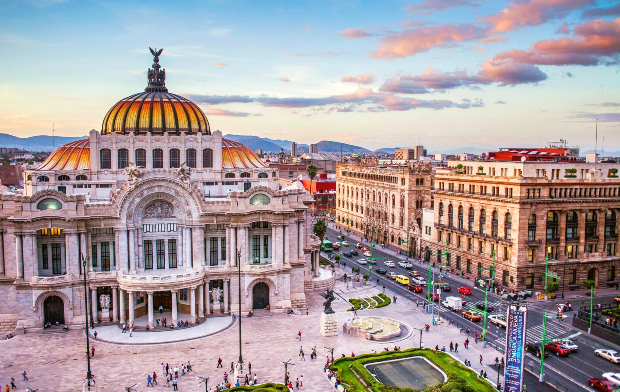 vé máy bay đi Mexico City