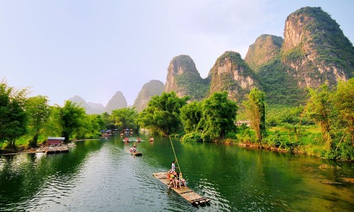 Con sông Li huyền thoại Vé máy bay giá rẻ đi Guilin