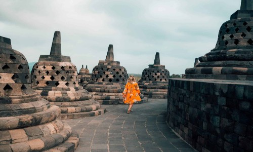 Đền Borobudur Vé máy bay giá rẻ đi Yogyakarta
