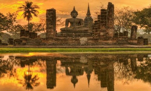 ve may bay tu ha noi di Sukhothai gia re