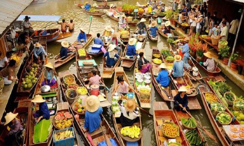 Chợ cuối tuần Chatuchak Vé máy bay từ Hà Nội đi Pattaya