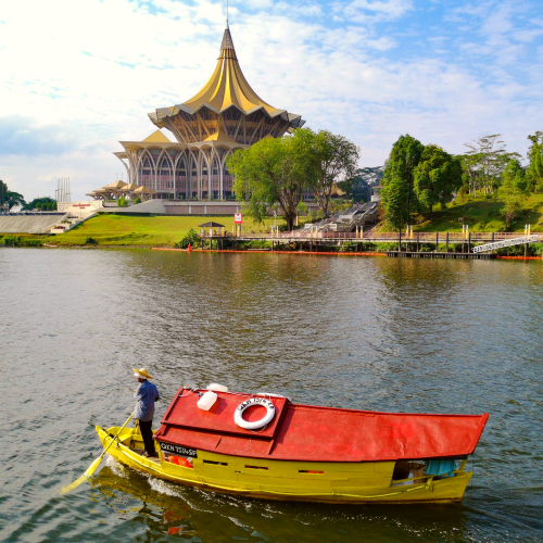 Cuộc sống bình yên bên dòng Sarawak ở Kuching vé máy bay từ Hà Nội đi Kuching giá rẻ