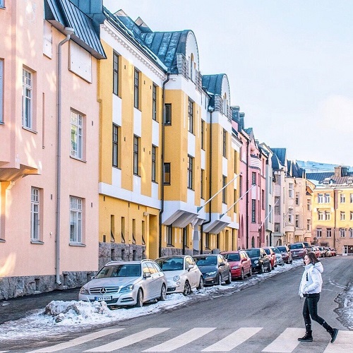 Khung cảnh đời thường yên bình, xinh đẹp tại Helsinki vé máy bay giá rẻ từ hà nội đi helsinki