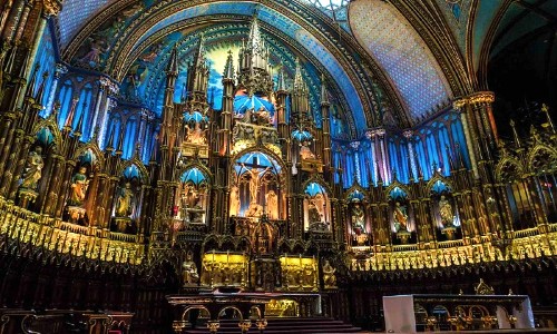 Thánh đường Đức Bà Basilica ve may bay tu ha noi di montreal gia re