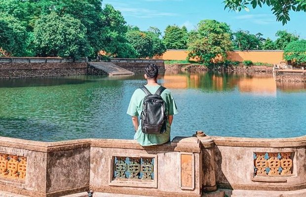 Hồ nước tại Đại Nội Huế