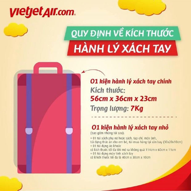 Quy định hành lý đi máy bay