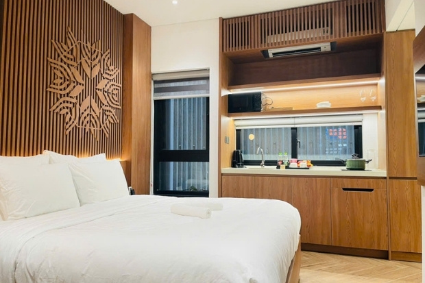 Phòng nghỉ tại Hans Hotel gần Ngũ Hành Sơn rộng rãi sạch sẽ 