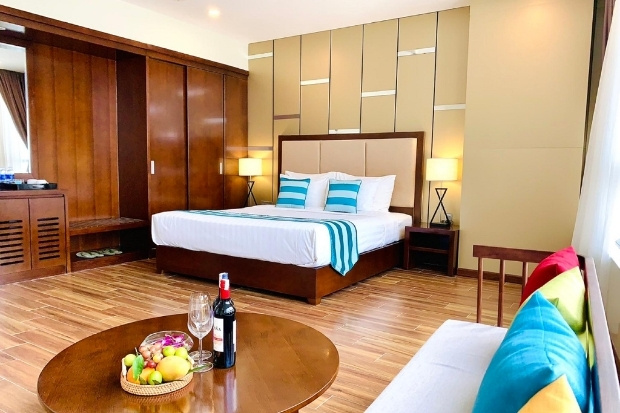 Khách sạn nằm ở khu trung tâm Đà Nẵng gần Ngũ Hành Sơn