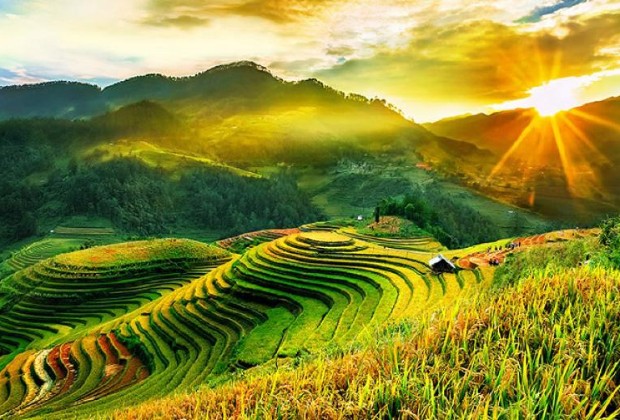 Mù Cang Chải mùa nước đổ