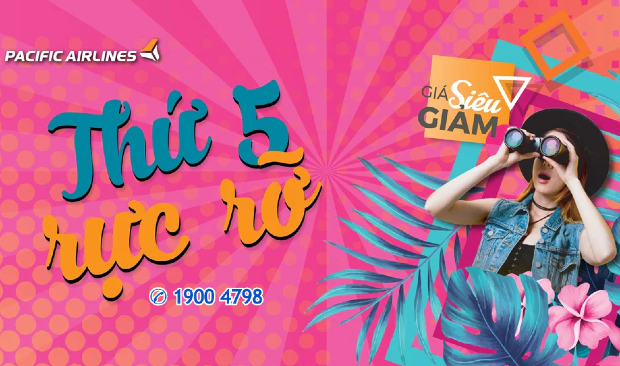 khuyến m&atilde;i Pacific Airlines