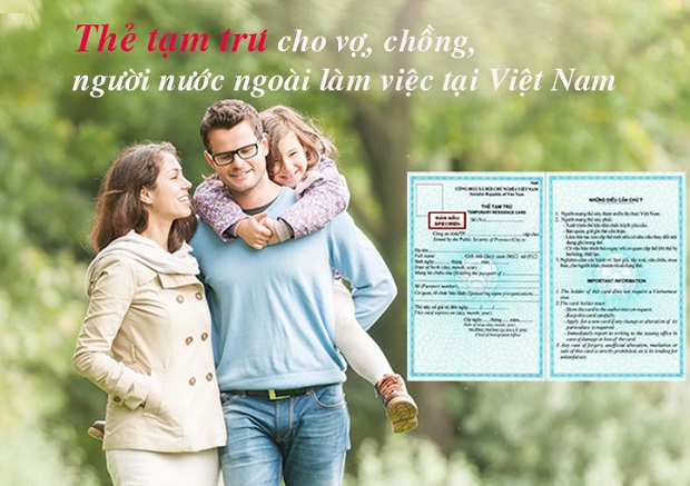 xin thẻ tạm trú cho chồng là người nước ngoài
