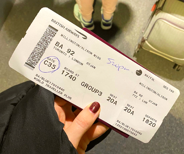 đổi vé máy bay British Airways