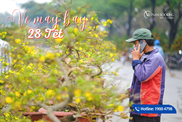 vé máy bay 28 Tết