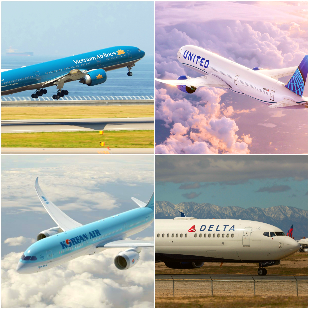 v&eacute; m&aacute;y bay từ Seattle về Việt Nam