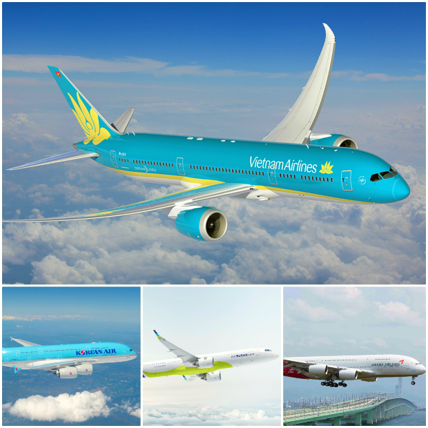 v&eacute; m&aacute;y bay từ Busan về Việt Nam