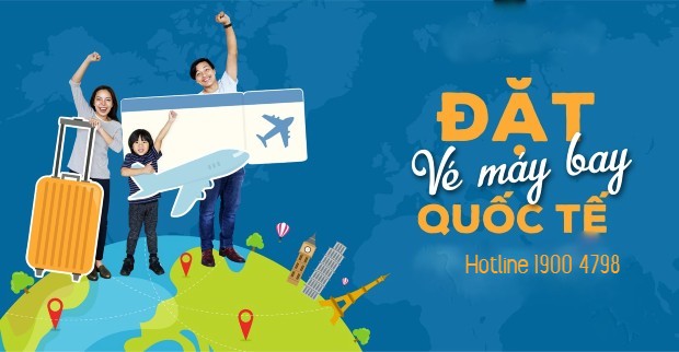 Đặt vé máy bay quốc tế 