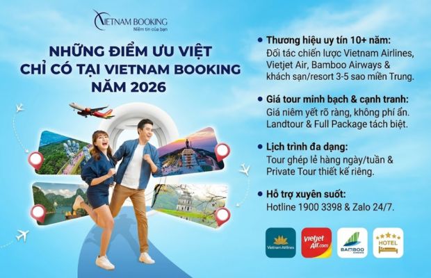 Những điểm ưu việt chỉ có tại Vietnam Booking