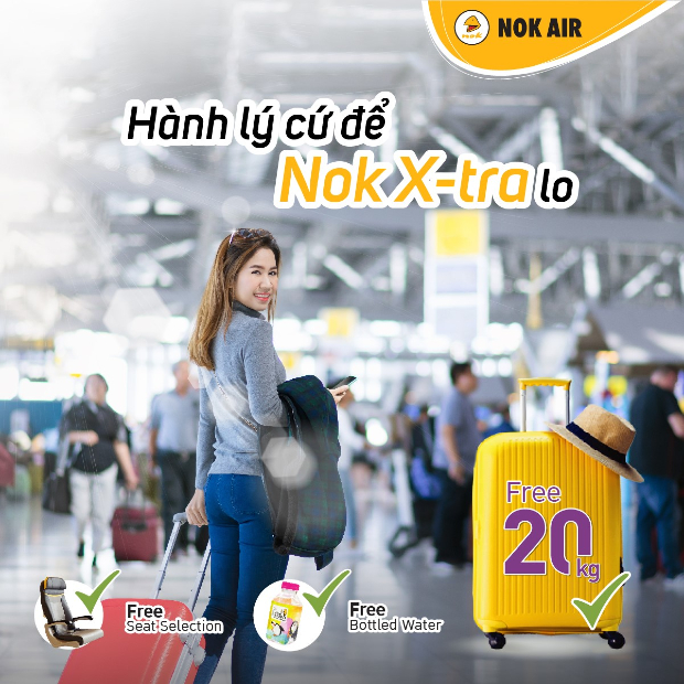 Mua thêm hành lý Nok Air