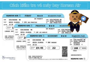 Hướng dẫn kiểm tra vé máy bay Korean Air chi tiết, chính xác nhất