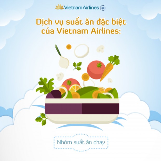 suất ăn đặc biệt Vietnam Airlines