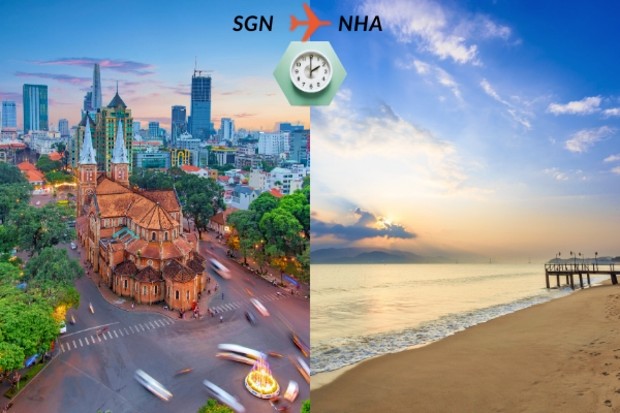 Thời gian bay từ Sài Gòn đến Nha Trang