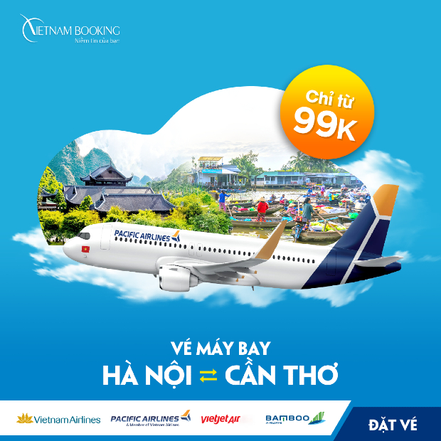V&eacute; m&aacute;y bay Cần Thơ đi H&agrave; Nội