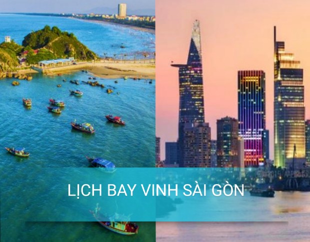 thời gian bay vinh đi s&agrave;i g&ograve;n
