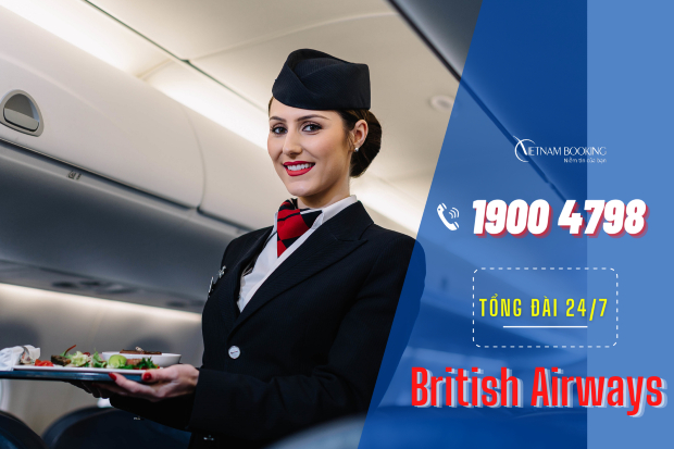 Tổng đ&agrave;i v&eacute; m&aacute;y bay British Airways