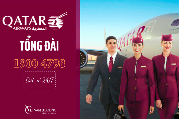 Tổng đ&agrave;i v&eacute; m&aacute;y bay Qatar Airways
