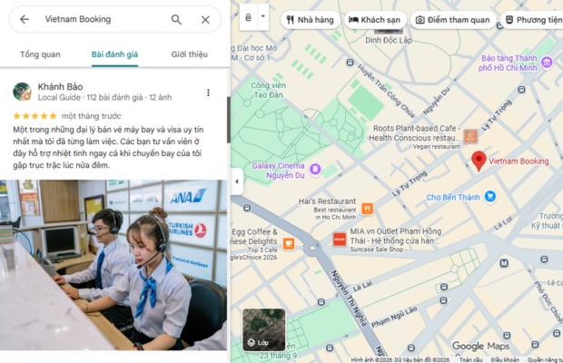 review đánh giá 5 sao của khác hàng