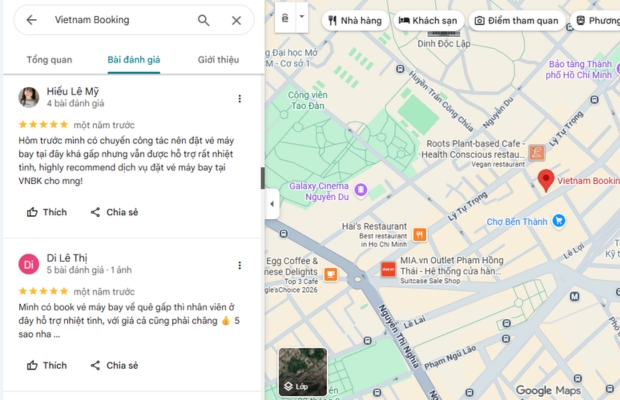 review chi tiết của khách hàng