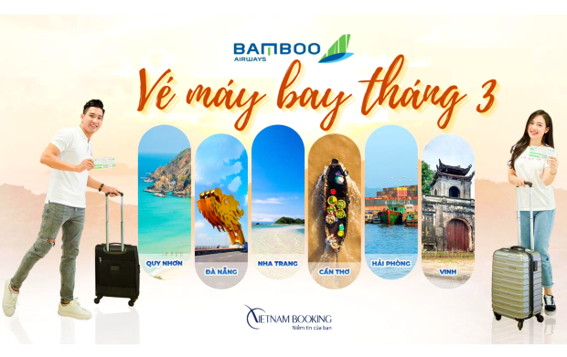 Vé máy bay Bamboo Airways tháng 3