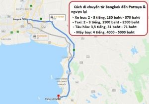 Các phương tiện di chuyển từ sân bay Bangkok đến Pattaya tiết kiệm nhất
